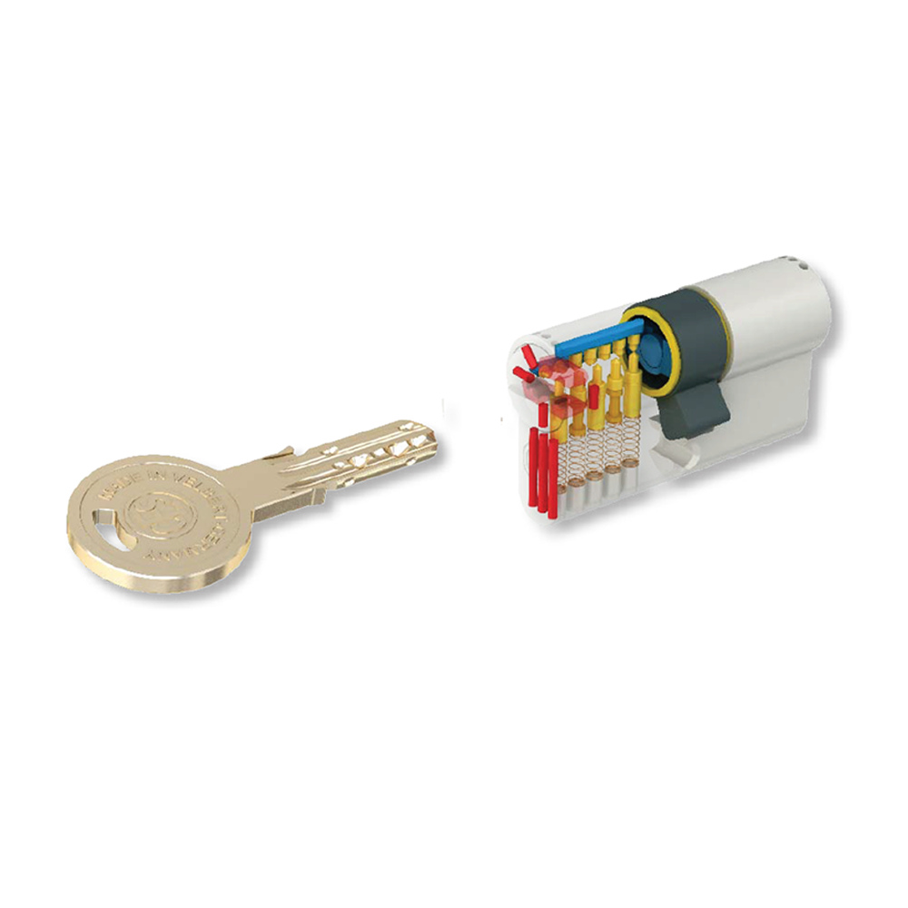 CES High Security Double Cylinder Door Lock - REVERSIBLE - Made in Germany