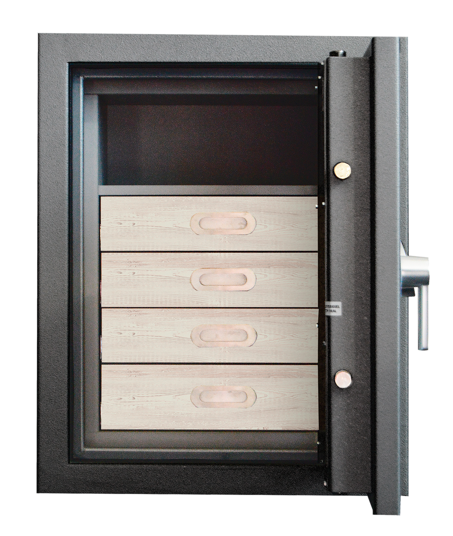Luxury Safes - SÜPERB "S" with digital lock and 4 drawers lined with micro fabric (Size: H 80.6 x W 63.6 x D 57.0 cm) - Hartmann Tresore Online Shop