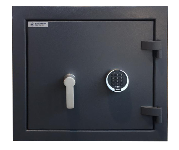 Luxury Safes - SÜPERB "XS" with digital lock and 2 drawers lined with micro fabric (Size: H 60.6 x W 63.6 x D 51 cm) - Hartmann Tresore Online Shop