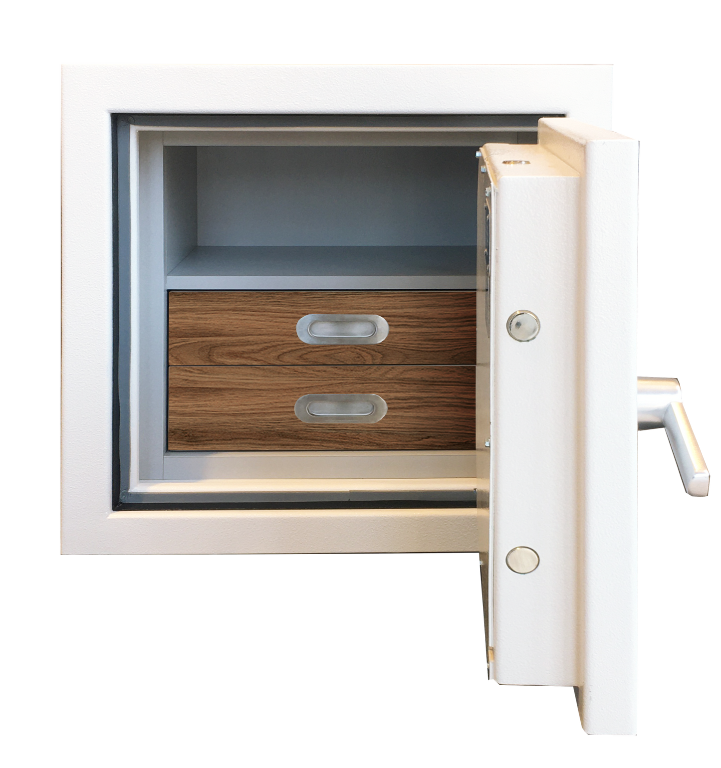 Luxury Safes - SÜPERB "XS" with digital lock and 2 drawers lined with micro fabric (Size: H 60.6 x W 63.6 x D 51 cm) - Hartmann Tresore Online Shop