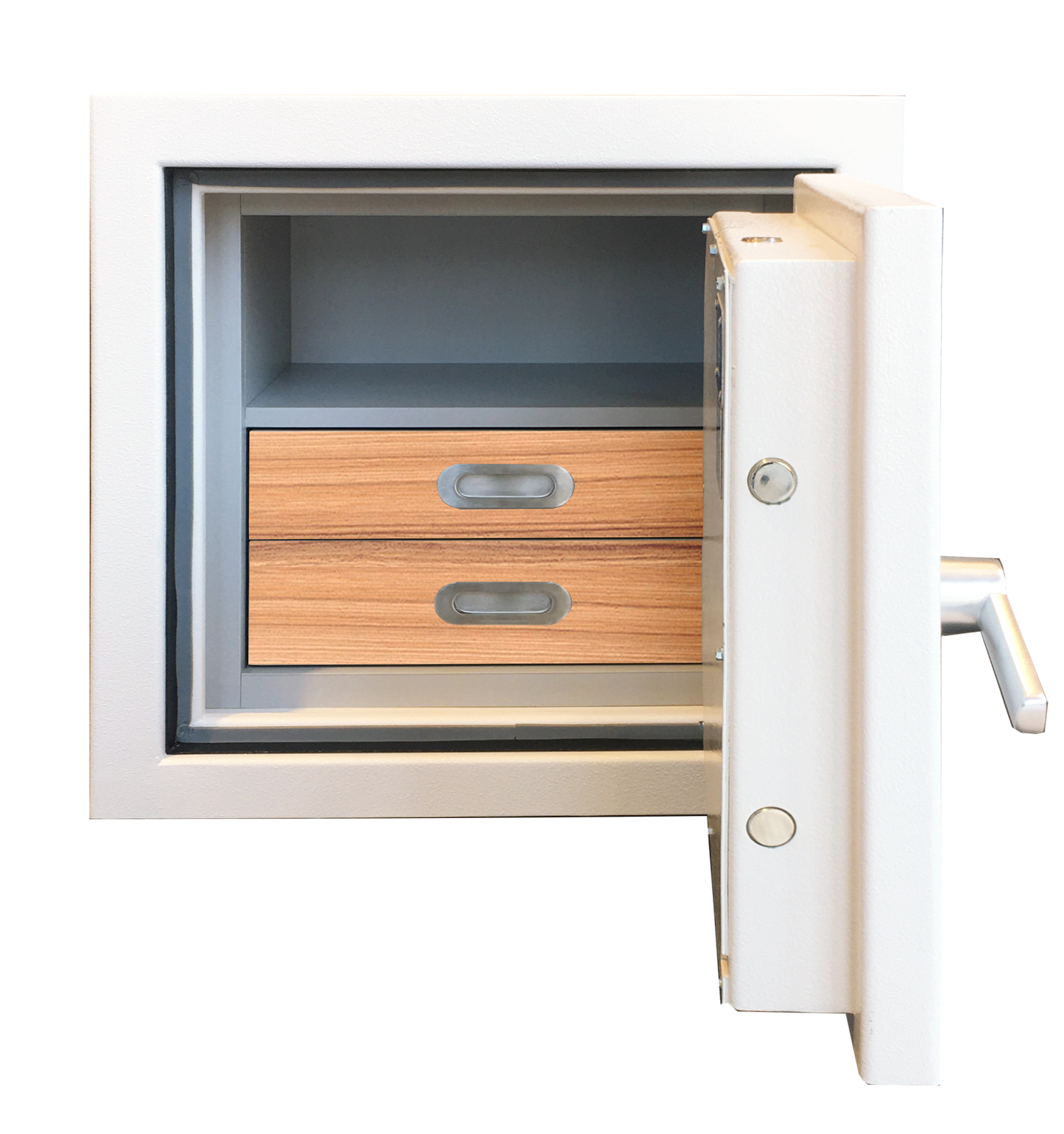 Luxury Safes - SÜPERB "XS" with digital lock and 2 drawers lined with micro fabric (Size: H 60.6 x W 63.6 x D 51 cm) - Hartmann Tresore Online Shop