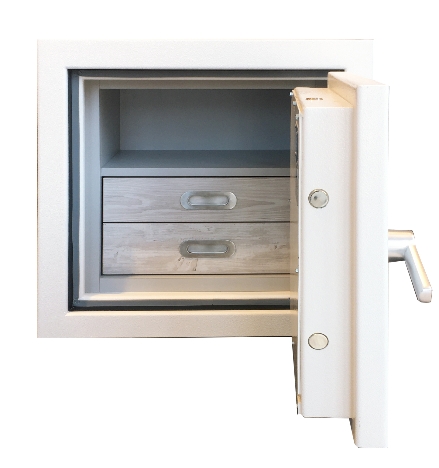 Luxury Safes - SÜPERB "XS" with digital lock and 2 drawers lined with micro fabric (Size: H 60.6 x W 63.6 x D 51 cm) - Hartmann Tresore Online Shop