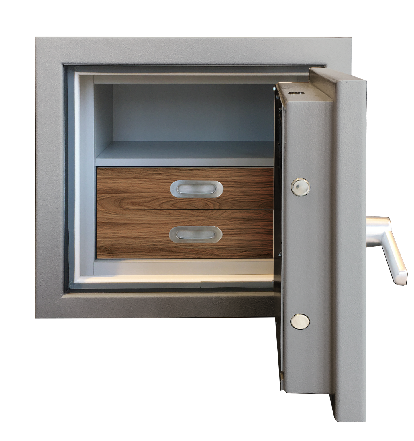 Luxury Safes - SÜPERB "XS" with digital lock and 2 drawers lined with micro fabric (Size: H 60.6 x W 63.6 x D 51 cm) - Hartmann Tresore Online Shop
