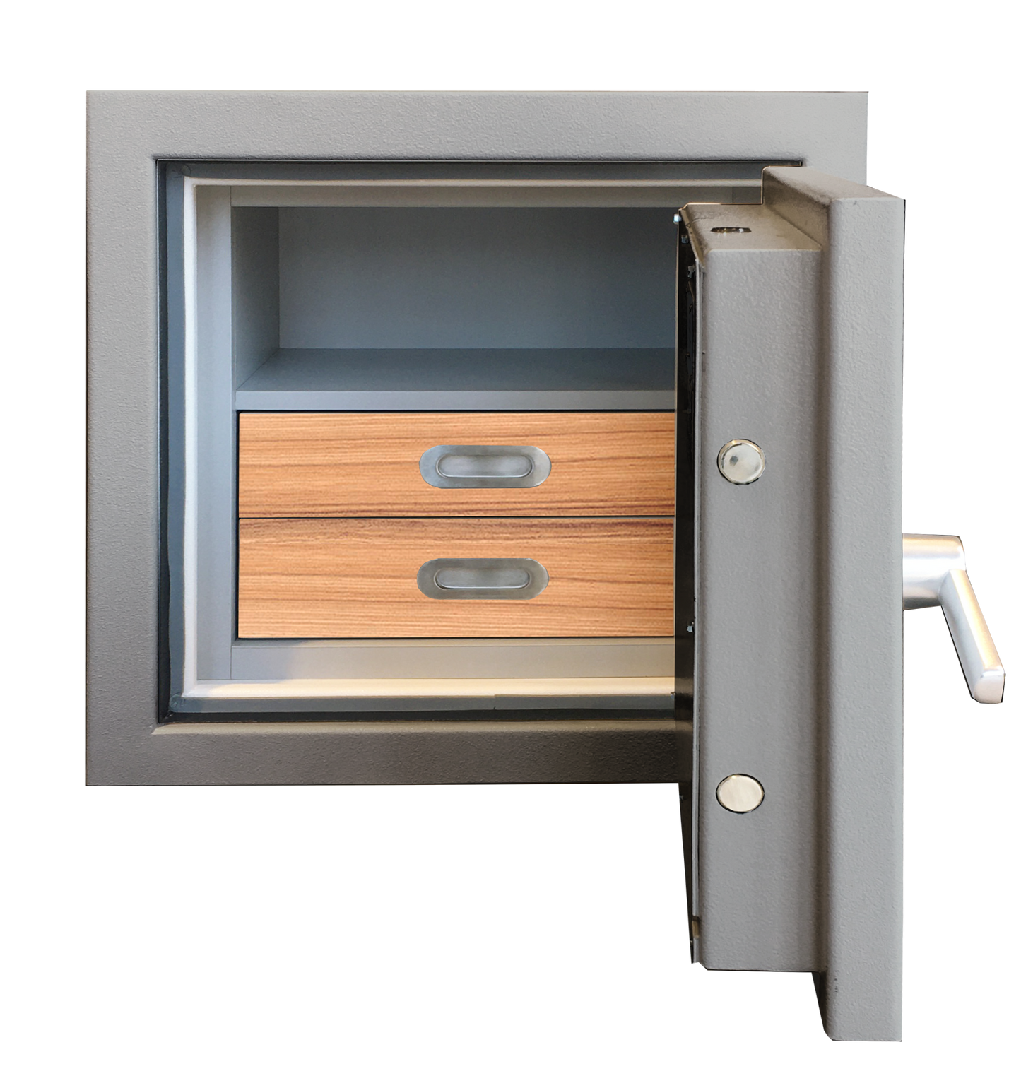 Luxury Safes - SÜPERB "XS" with digital lock and 2 drawers lined with micro fabric (Size: H 60.6 x W 63.6 x D 51 cm) - Hartmann Tresore Online Shop