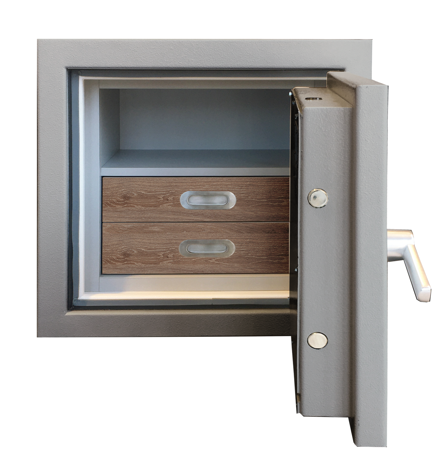 Luxury Safes - SÜPERB "XS" with digital lock and 2 drawers lined with micro fabric (Size: H 60.6 x W 63.6 x D 51 cm) - Hartmann Tresore Online Shop