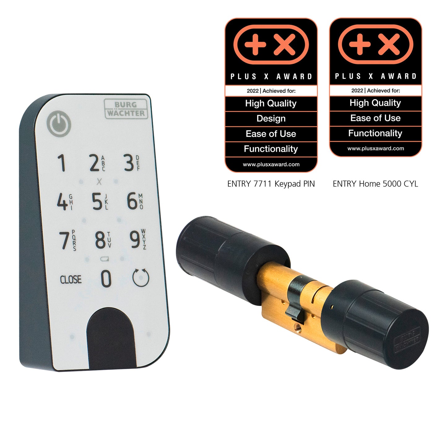 Electronic Door Lock Set - Entry Home 5001 PIN - German Engineered
