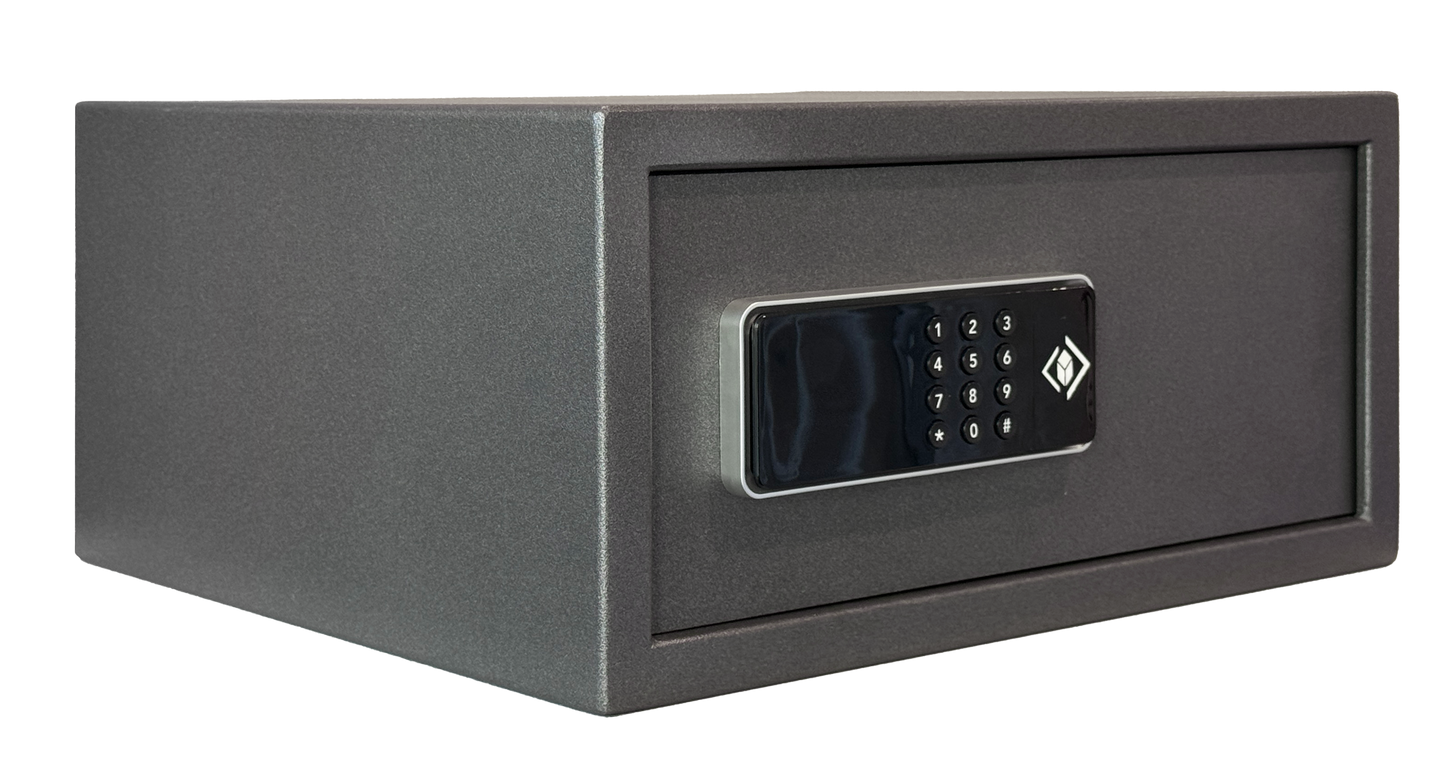 Digital Home Safe - HS 610-02 – Home & Office Security Locker -  Motorised Locking, Keypad Access & Emergency Override