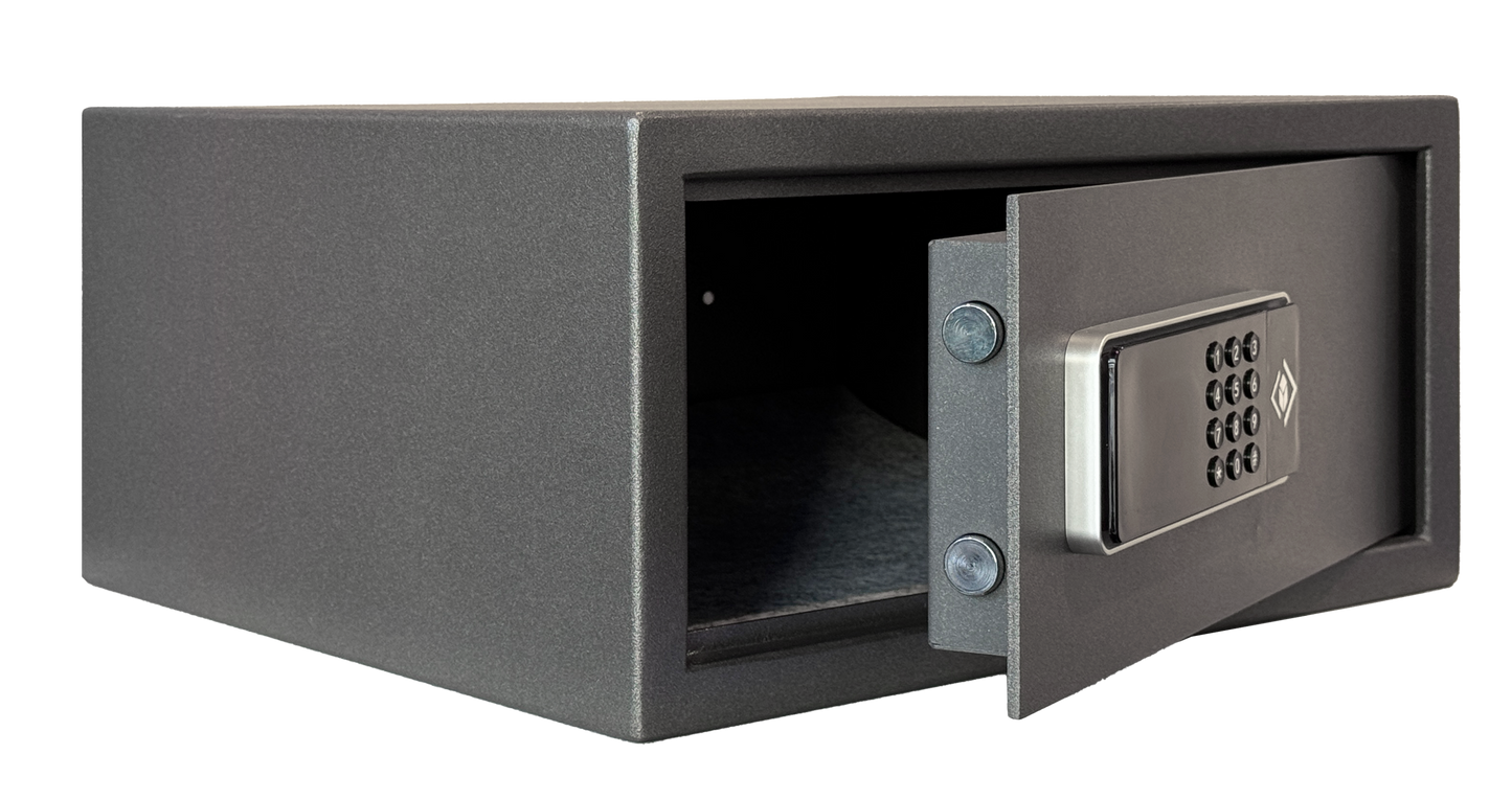 Digital Home Safe - HS 610-02 – Home & Office Security Locker -  Motorised Locking, Keypad Access & Emergency Override