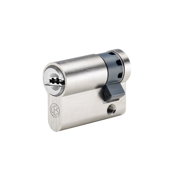 CES High Security Half Cylinder Door Lock - REVERSIBLE - Made in Germany