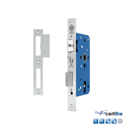 CESlocks  9100E-SP Mortise Escape Lock with Anti-Thrust Latch - Premium Class - Warrington Certifire Certificate - Made in Germany