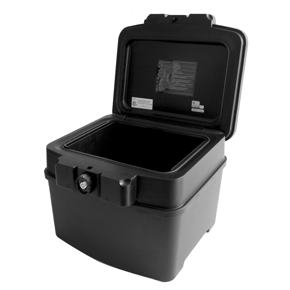 HTME FIRE SAFEBOX - Fireproof and Waterproof Safebox with Key Lock