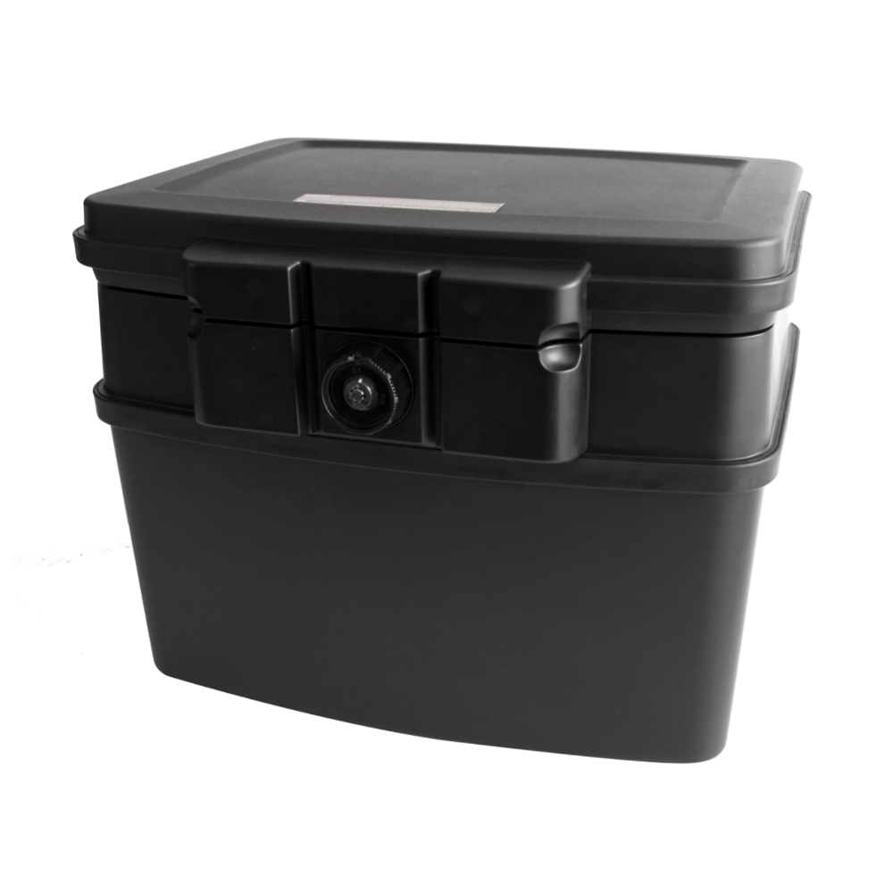 HTME FIRE SAFEBOX - Fireproof and Waterproof Safebox with Key Lock