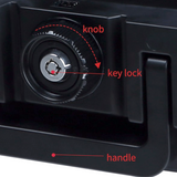 HTME FIREBOX - Fireproof and Waterproof Chest with Key Lock