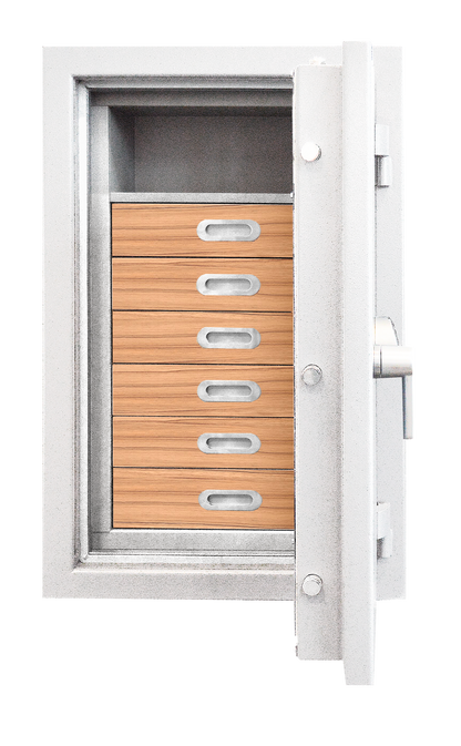 Luxury Safes - SÜPERB "M"  with digital lock and 6 drawers lined with micro fabric (Size: H  100.6  x  W  63.6  x  D 57.0 cm) - Hartmann Tresore Online Shop