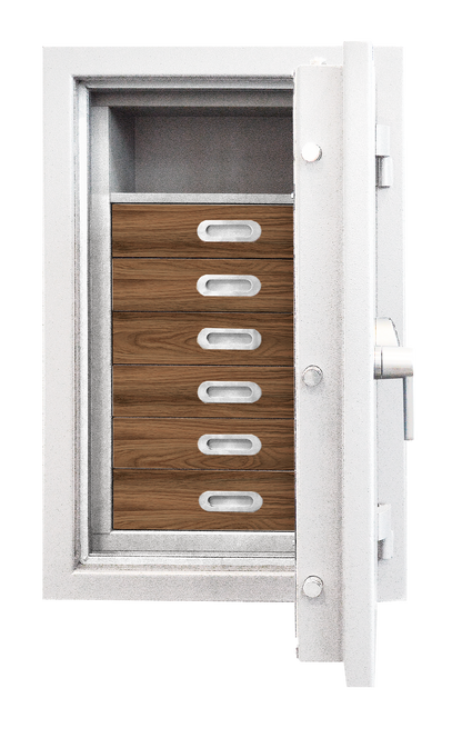 Luxury Safes - SÜPERB "M"  with digital lock and 6 drawers lined with micro fabric (Size: H  100.6  x  W  63.6  x  D 57.0 cm) - Hartmann Tresore Online Shop