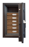 Luxury Safes - SÜPERB "M"  with digital lock and 6 drawers lined with micro fabric (Size: H  100.6  x  W  63.6  x  D 57.0 cm) - Hartmann Tresore Online Shop