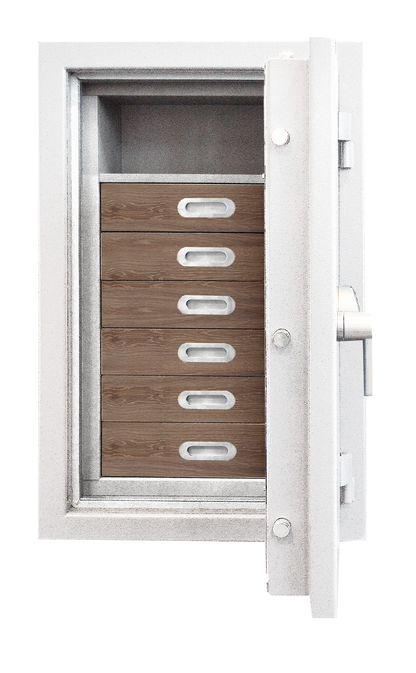 Luxury Safes - SÜPERB "M"  with digital lock and 6 drawers lined with micro fabric (Size: H  100.6  x  W  63.6  x  D 57.0 cm) - Hartmann Tresore Online Shop