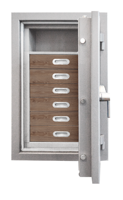 Luxury Safes - SÜPERB "M"  with digital lock and 6 drawers lined with micro fabric (Size: H  100.6  x  W  63.6  x  D 57.0 cm) - Hartmann Tresore Online Shop