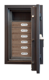 Luxury Safes - SÜPERB "M"  with digital lock and 6 drawers lined with micro fabric (Size: H  100.6  x  W  63.6  x  D 57.0 cm) - Hartmann Tresore Online Shop