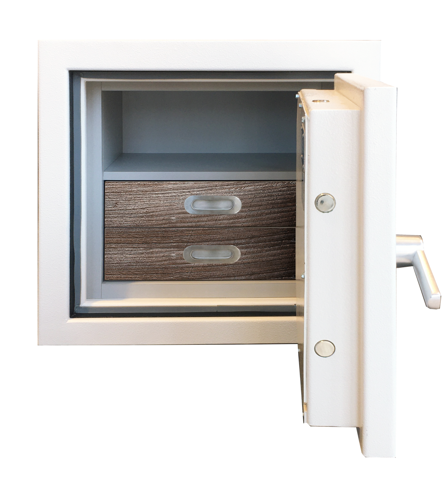 Luxury Safes - SÜPERB "XS" with digital lock and 2 drawers lined with micro fabric (Size: H 60.6 x W 63.6 x D 51 cm) - Hartmann Tresore Online Shop