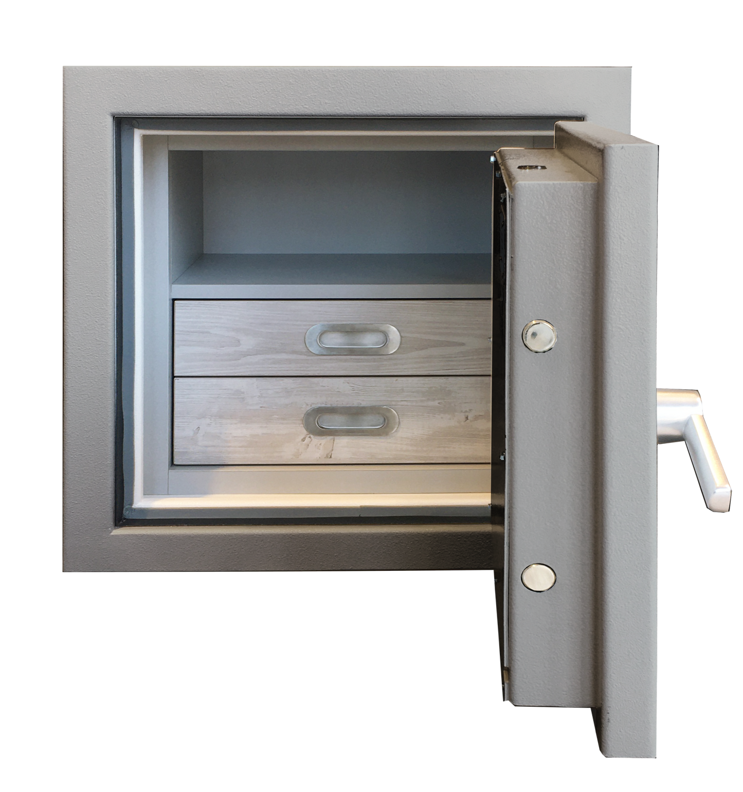 Luxury Safes - SÜPERB "XS" with digital lock and 2 drawers lined with micro fabric (Size: H 60.6 x W 63.6 x D 51 cm) - Hartmann Tresore Online Shop