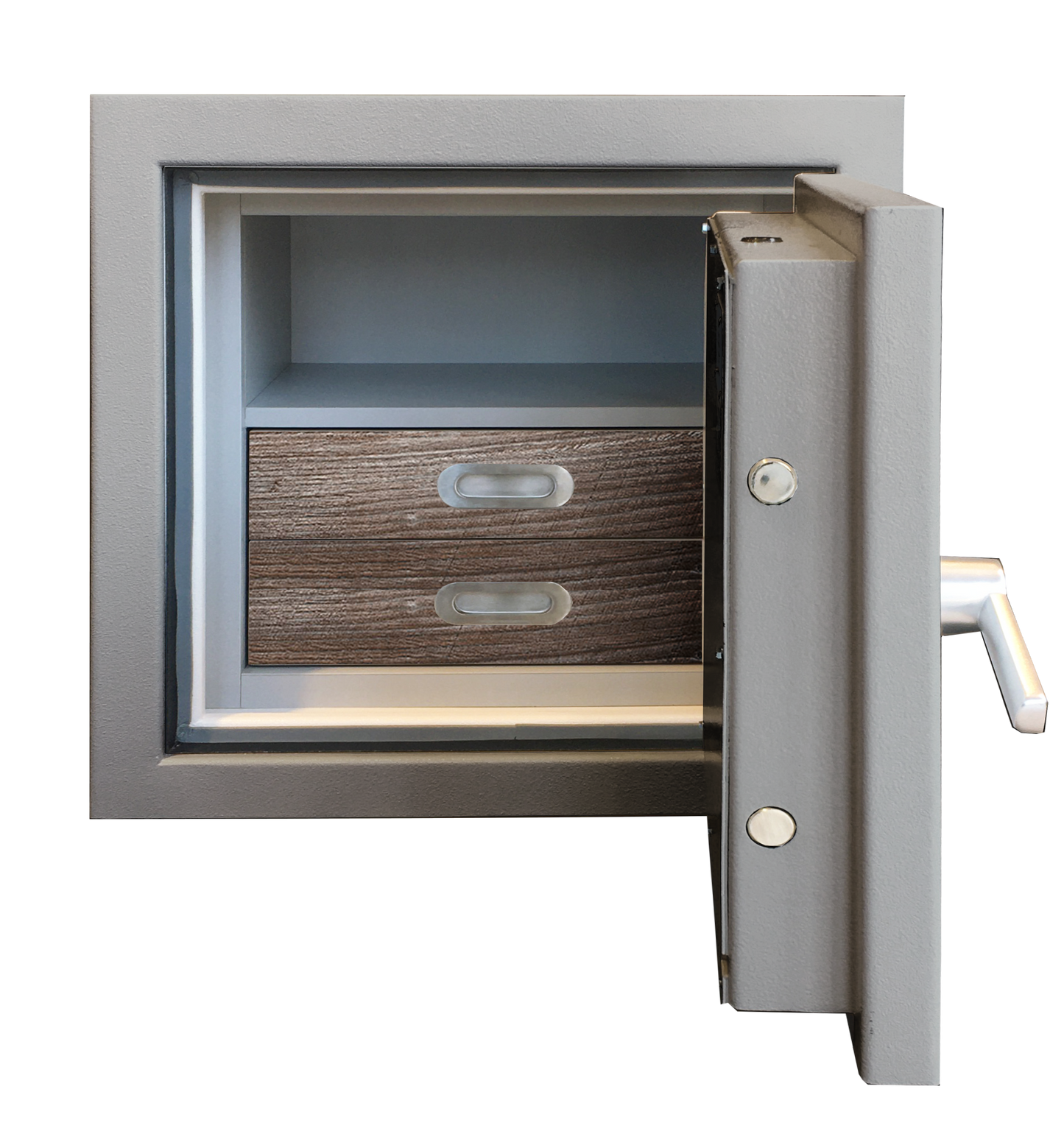 Luxury Safes - SÜPERB "XS" with digital lock and 2 drawers lined with micro fabric (Size: H 60.6 x W 63.6 x D 51 cm) - Hartmann Tresore Online Shop