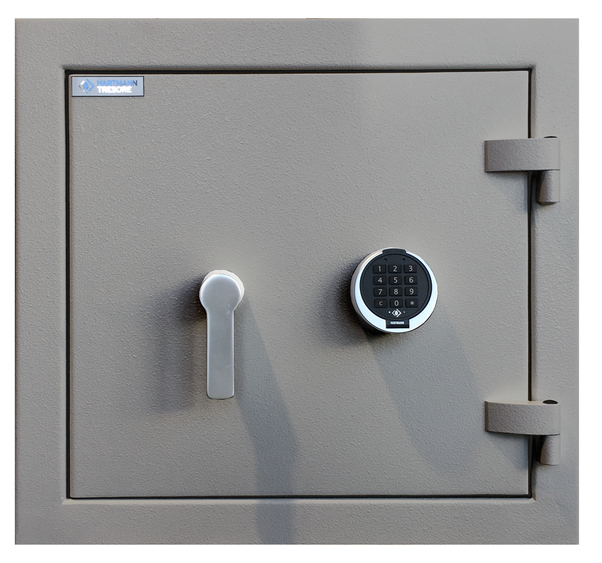 Luxury Safes - SÜPERB "XS" with digital lock and 2 drawers lined with micro fabric (Size: H 60.6 x W 63.6 x D 51 cm) - Hartmann Tresore Online Shop